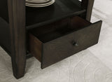 Twyla Dark Cocoa 60-inch Round Wood Dining Room Set