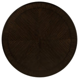 Twyla 60-inch Round Dining Table with Drawer Dark Cocoa