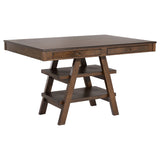 Dewey Walnut Rectangular Dining Room Set