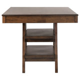 Dewey Walnut Rectangular Dining Room Set