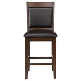 Dewey Walnut Rectangular Dining Room Set