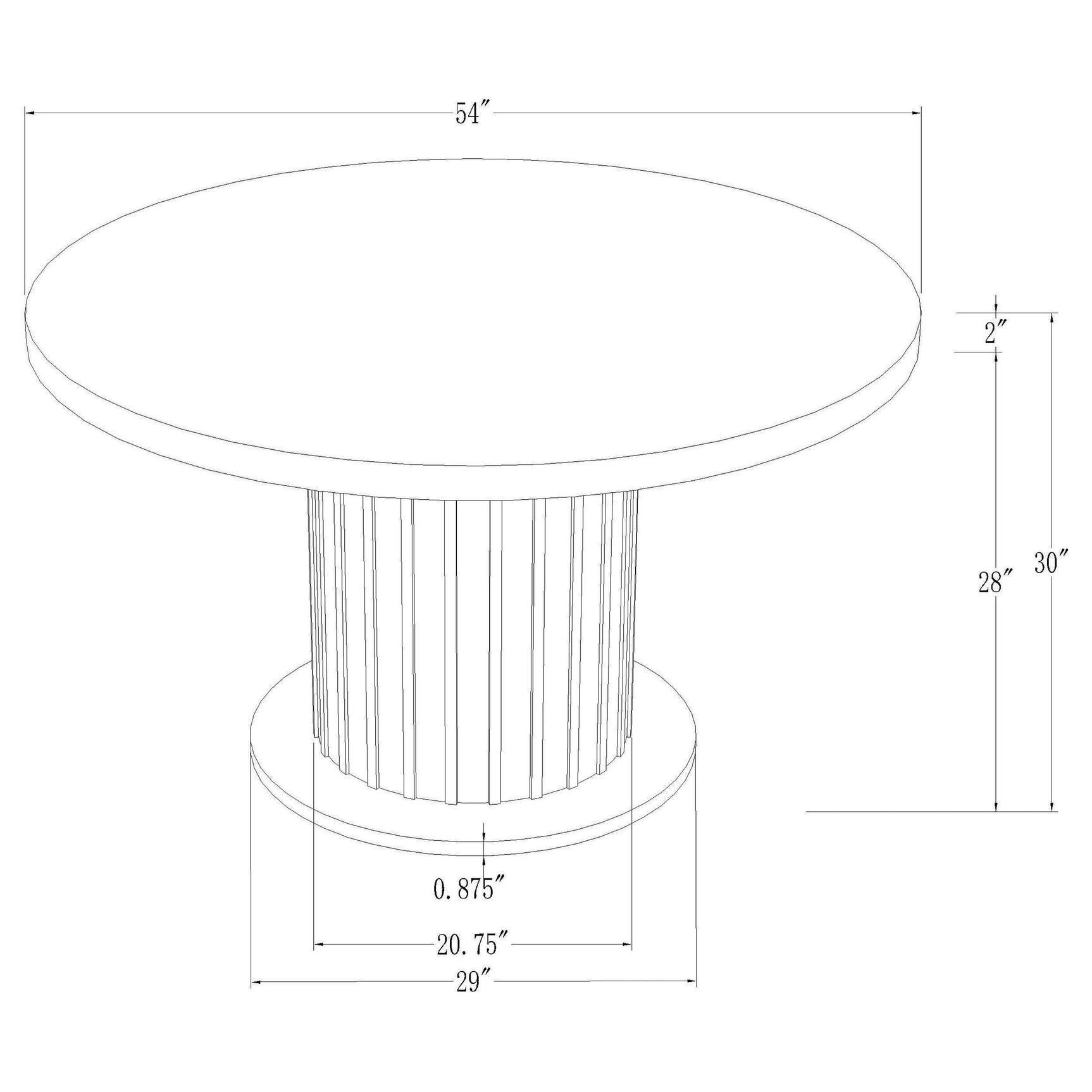 Suzanne Black and White Round Dining Set with Bench