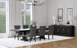 Florence Grey 126-inch Extension Dining Room Set