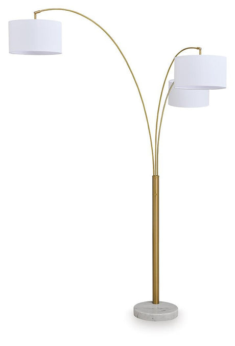 Valo Gold Finish Arc Lamp — product image 2