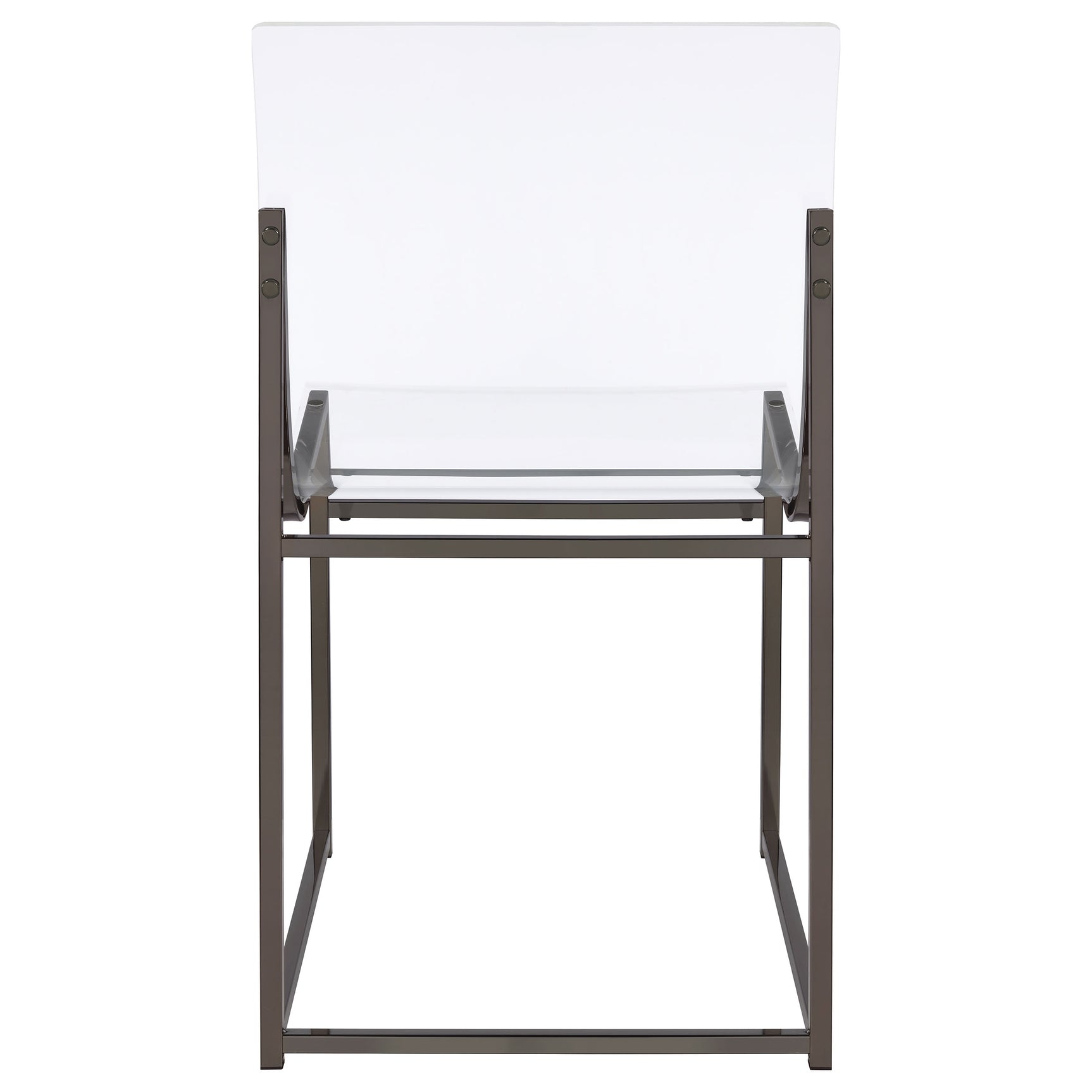 Jillian Black Nickel Round Mirror Top Dining Room Set