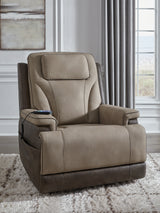 4Z-Peaceful Pause Sand Microfiber,Next-Gen DuraPella Power Lift Recliner