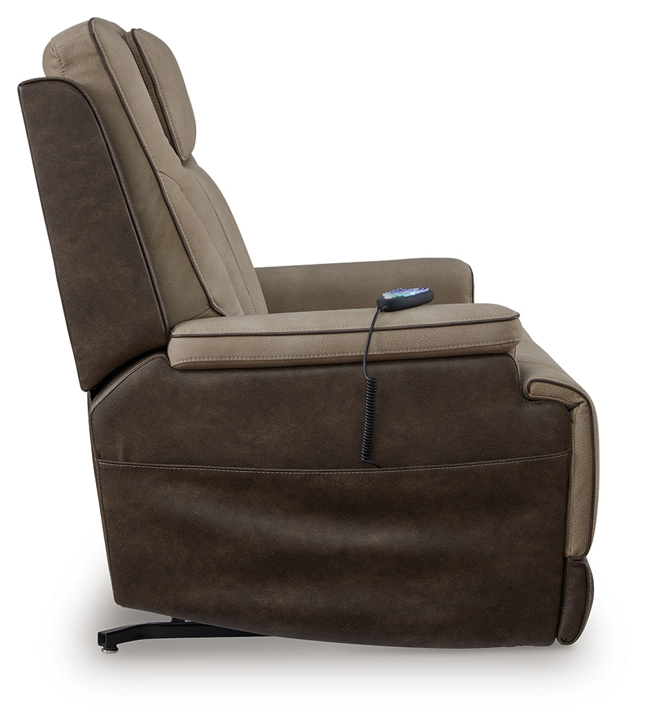 4Z-Peaceful Pause Sand Microfiber,Next-Gen DuraPella Power Lift Recliner