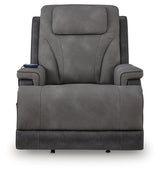 4Z-Peaceful Pause Slate Microfiber,Next-Gen DuraPella Power Lift Recliner