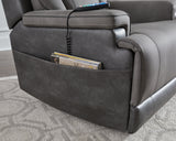4Z-Peaceful Pause Slate Microfiber,Next-Gen DuraPella Power Lift Recliner