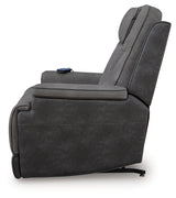 4Z-Peaceful Pause Slate Microfiber,Next-Gen DuraPella Power Lift Recliner