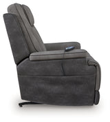 4Z-Peaceful Pause Slate Microfiber,Next-Gen DuraPella Power Lift Recliner