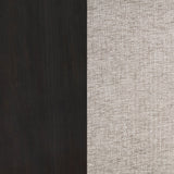 Phelps Upholstered Dining Arm Chair Tan Distressed Noir (Set of 2)
