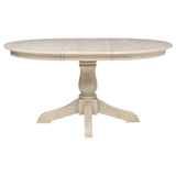 Orrison Oval 62-inch Wood Extension Leaf Dining Table Linen