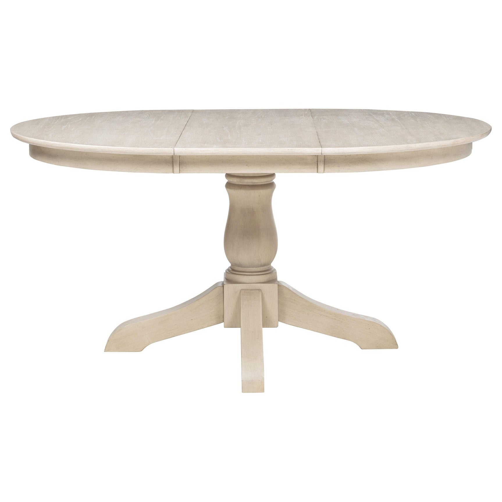 Orrison Oval 62-inch Wood Extension Leaf Dining Table Linen