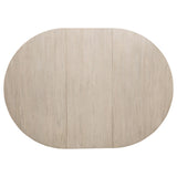 Orrison Oval 62-inch Wood Extension Leaf Dining Table Linen