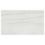 Averill 72-inch Rectangular White Marble Top Dining Table Coffee Bean