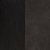 Averill Faux Leather Upholstered Dining Side Chair Dark Grey (Set of 2)