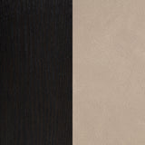 Averill Faux Leather Upholstered Dining Side Chair Tan (Set of 2)