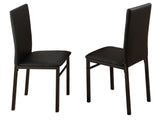 Aiden Brown/Black Contemporary Modern Wood And Veneers Rectangular 5-Piece Dining Room Set - Ella Furniture