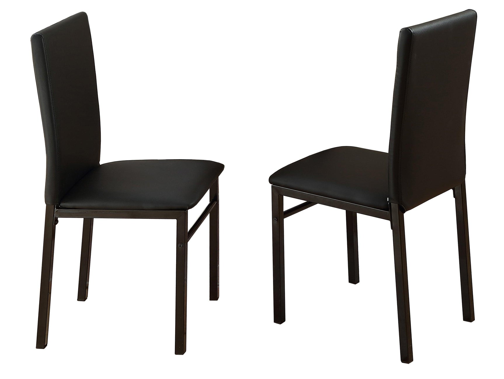 Aiden Brown/Black Contemporary Modern Wood And Veneers Rectangular 5-Piece Dining Room Set - Ella Furniture