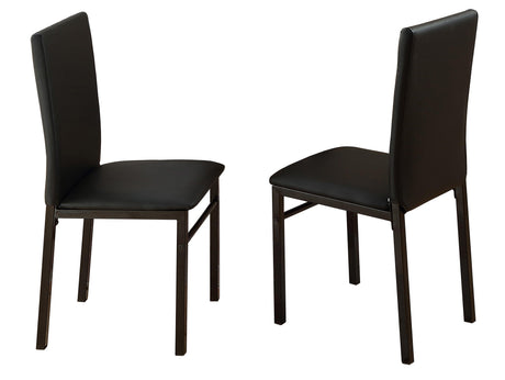 Aiden Brown/Black Contemporary Modern Wood And Veneers Rectangular 5-Piece Dining Room Set - Ella Furniture