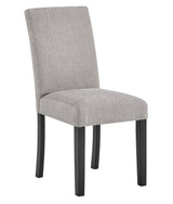 Forana Light Gray Upholstered Dining Room Set
