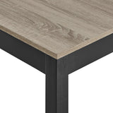 Forana Light Gray Upholstered Dining Room Set