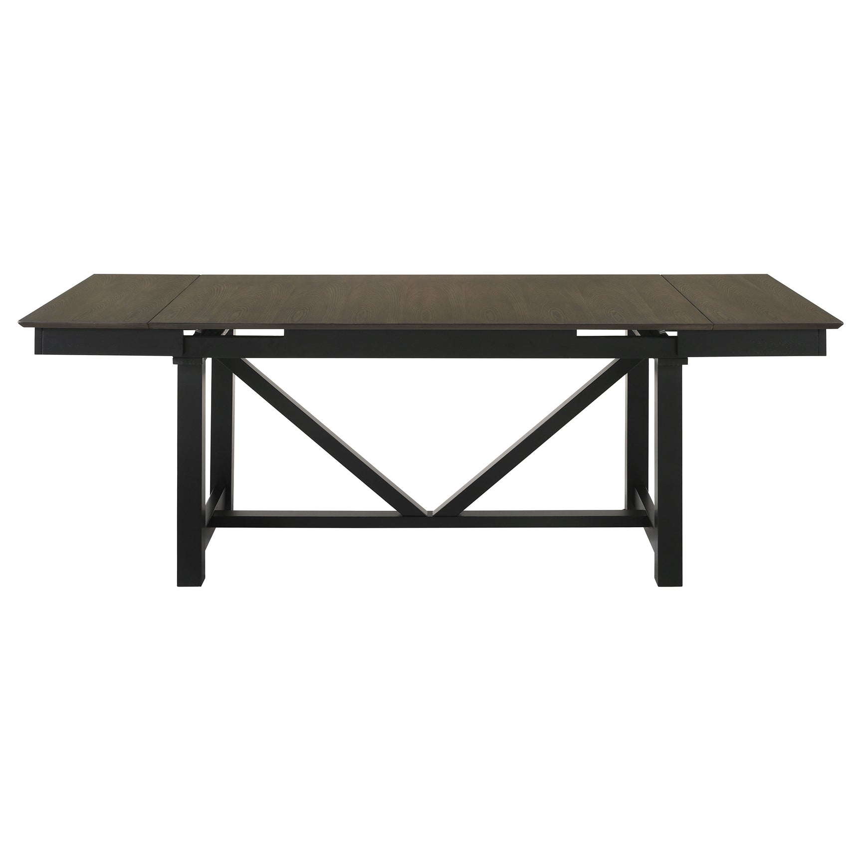 Malia Beige Refractory Extension Leaf Dining Room Set