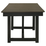 Malia Beige Refractory Extension Leaf Dining Room Set