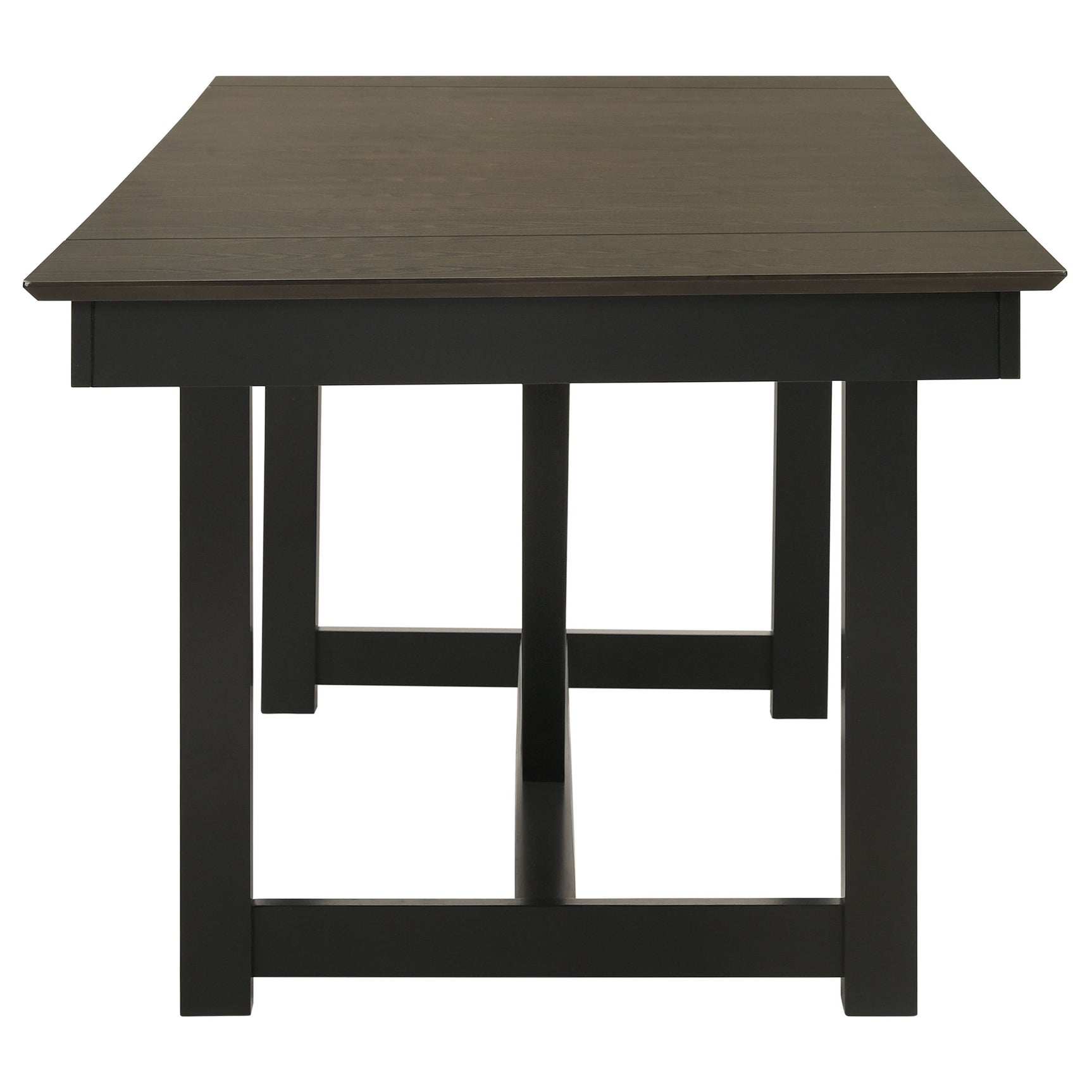 Malia Beige Refractory Extension Leaf Dining Room Set
