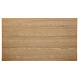 Andrews 66-inch Rectangular Dining Table Light Ash and White