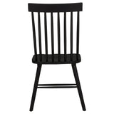 Andrews Windsor Spindle Back Dining Side Chair Black
