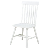 Andrews Windsor Spindle Back Dining Side Chair White