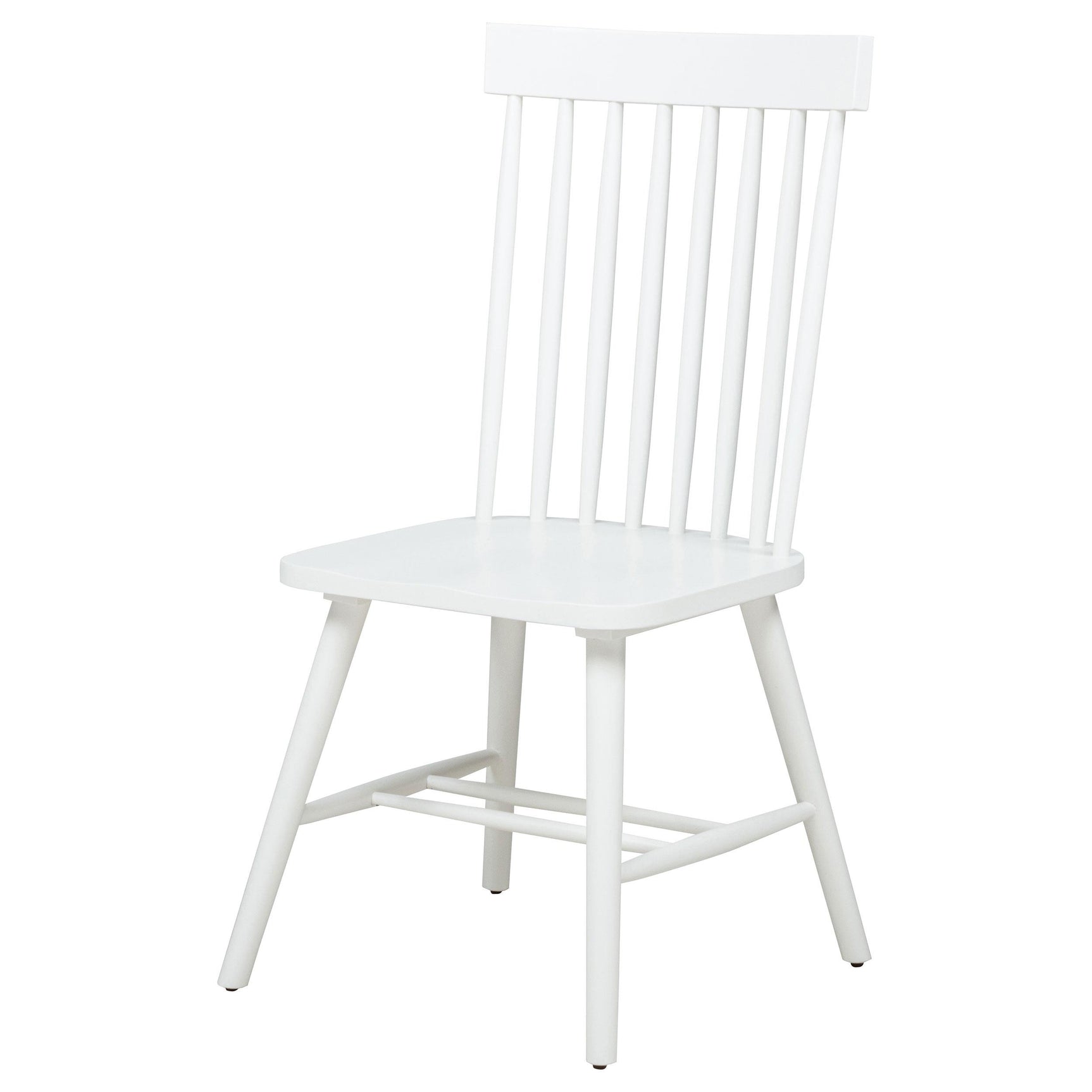 Andrews Windsor Spindle Back Dining Side Chair White