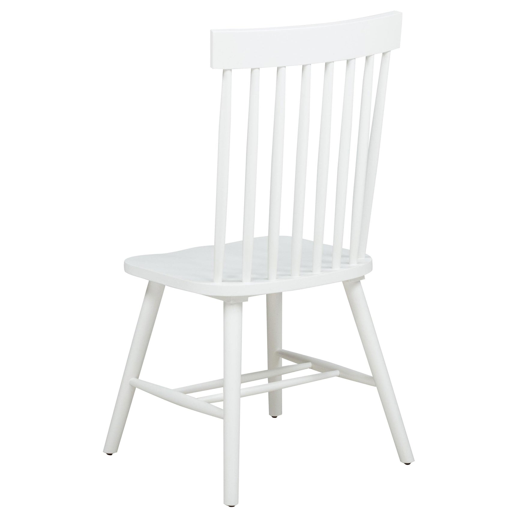 Andrews Windsor Spindle Back Dining Side Chair White