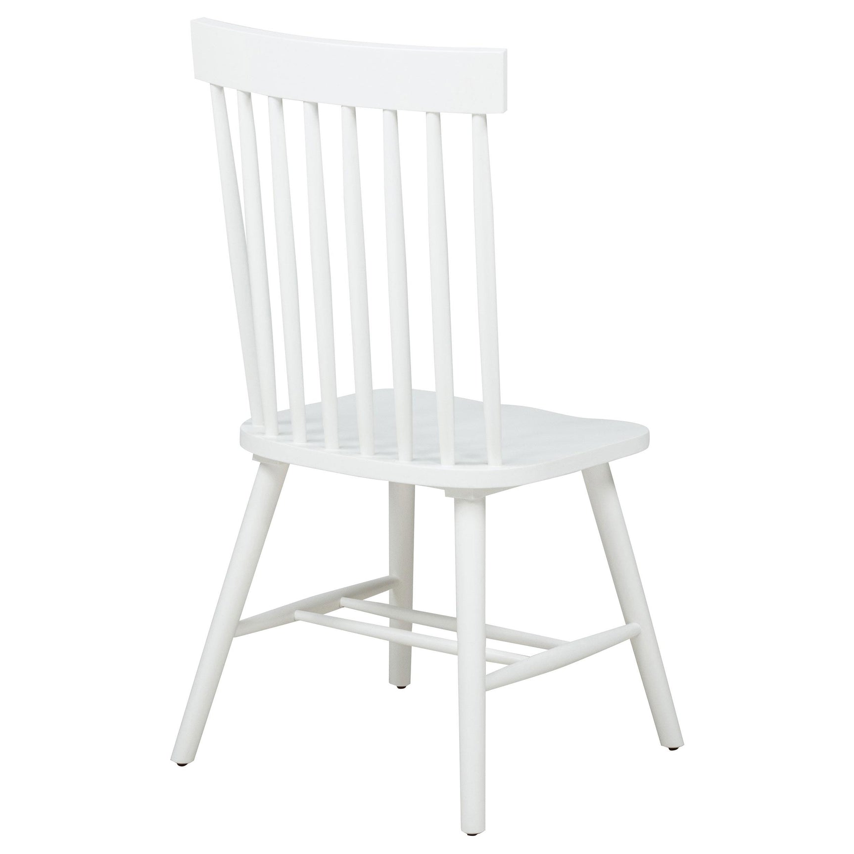Andrews Windsor Spindle Back Dining Side Chair White