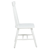 Andrews Windsor Spindle Back Dining Side Chair White
