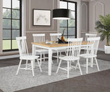 Andrews Windsor Spindle Back Dining Side Chair White