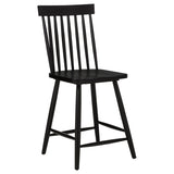 Andrews Windsor Counter Height Dining Side Chair Black