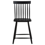 Andrews Windsor Counter Height Dining Side Chair Black
