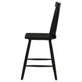 Andrews Windsor Counter Height Dining Side Chair Black