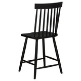 Andrews Windsor Counter Height Dining Side Chair Black