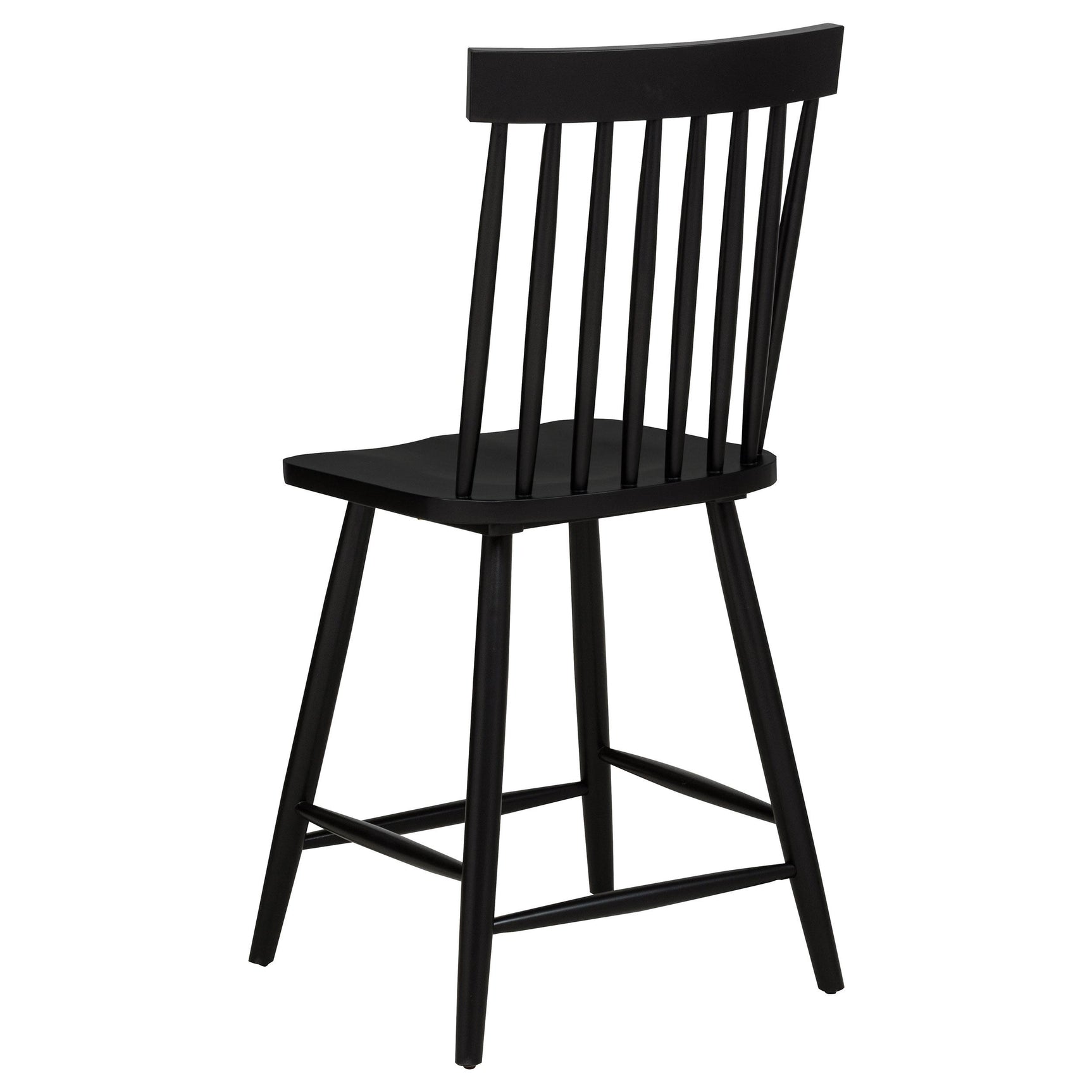Andrews Windsor Counter Height Dining Side Chair Black