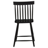 Andrews Windsor Counter Height Dining Side Chair Black