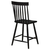 Andrews Windsor Counter Height Dining Side Chair Black