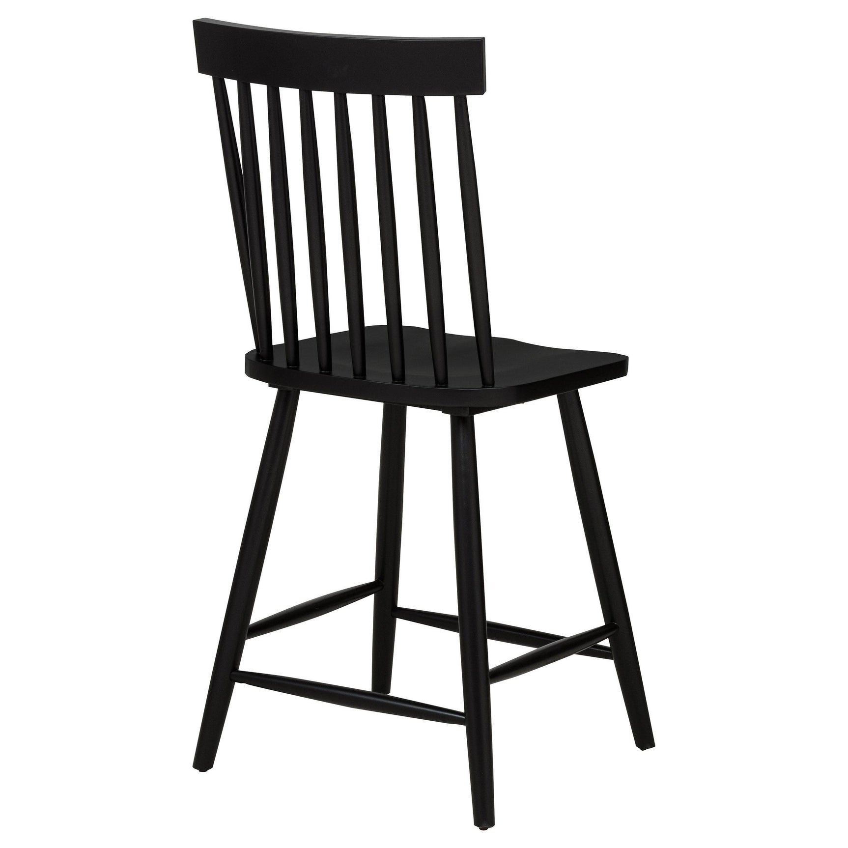 Andrews Windsor Counter Height Dining Side Chair Black