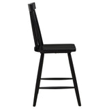 Andrews Windsor Counter Height Dining Side Chair Black