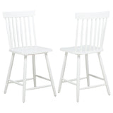Andrews Windsor Counter Height Dining Side Chair White