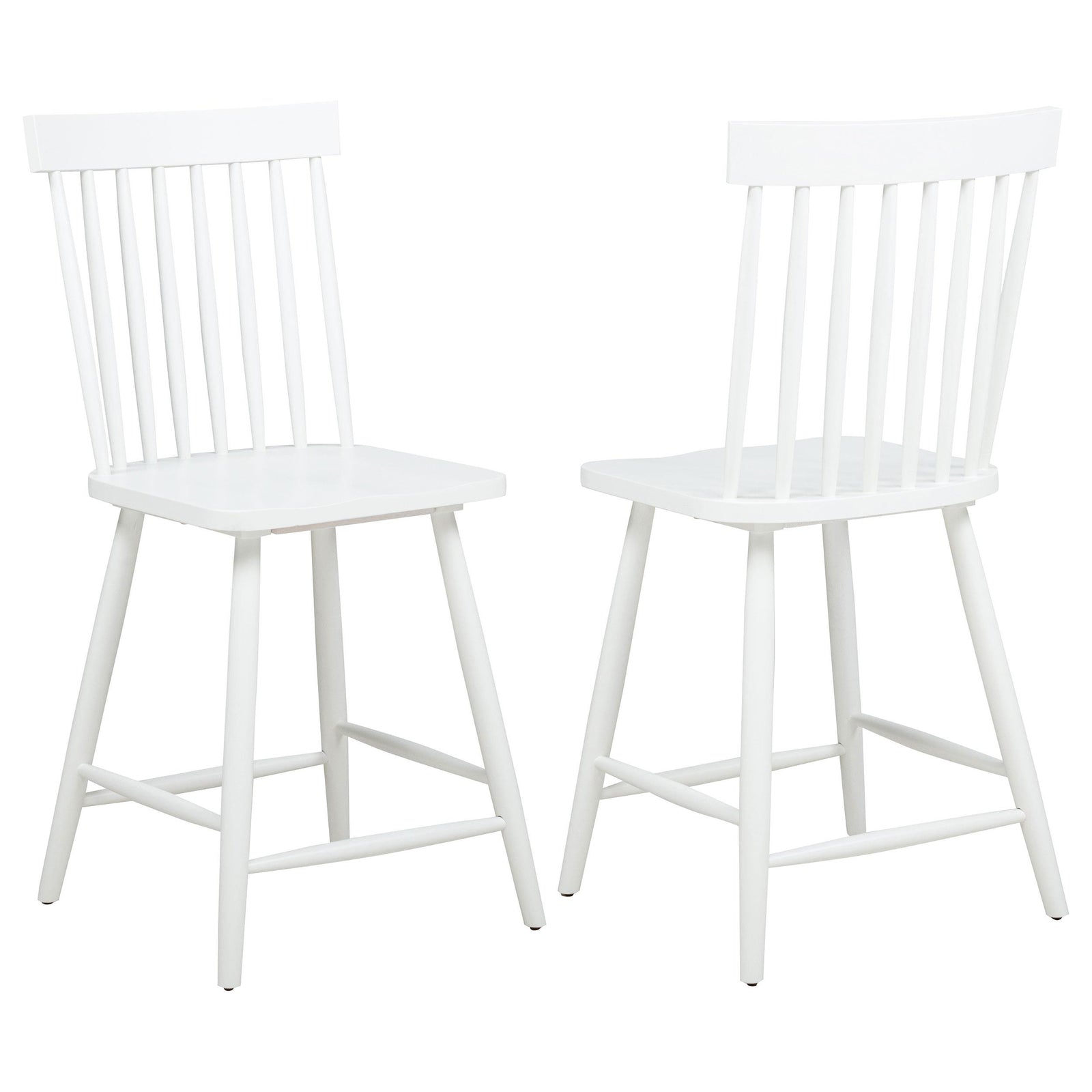 Andrews Windsor Counter Height Dining Side Chair White