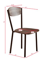 Black Graywash Round Dining Room Set